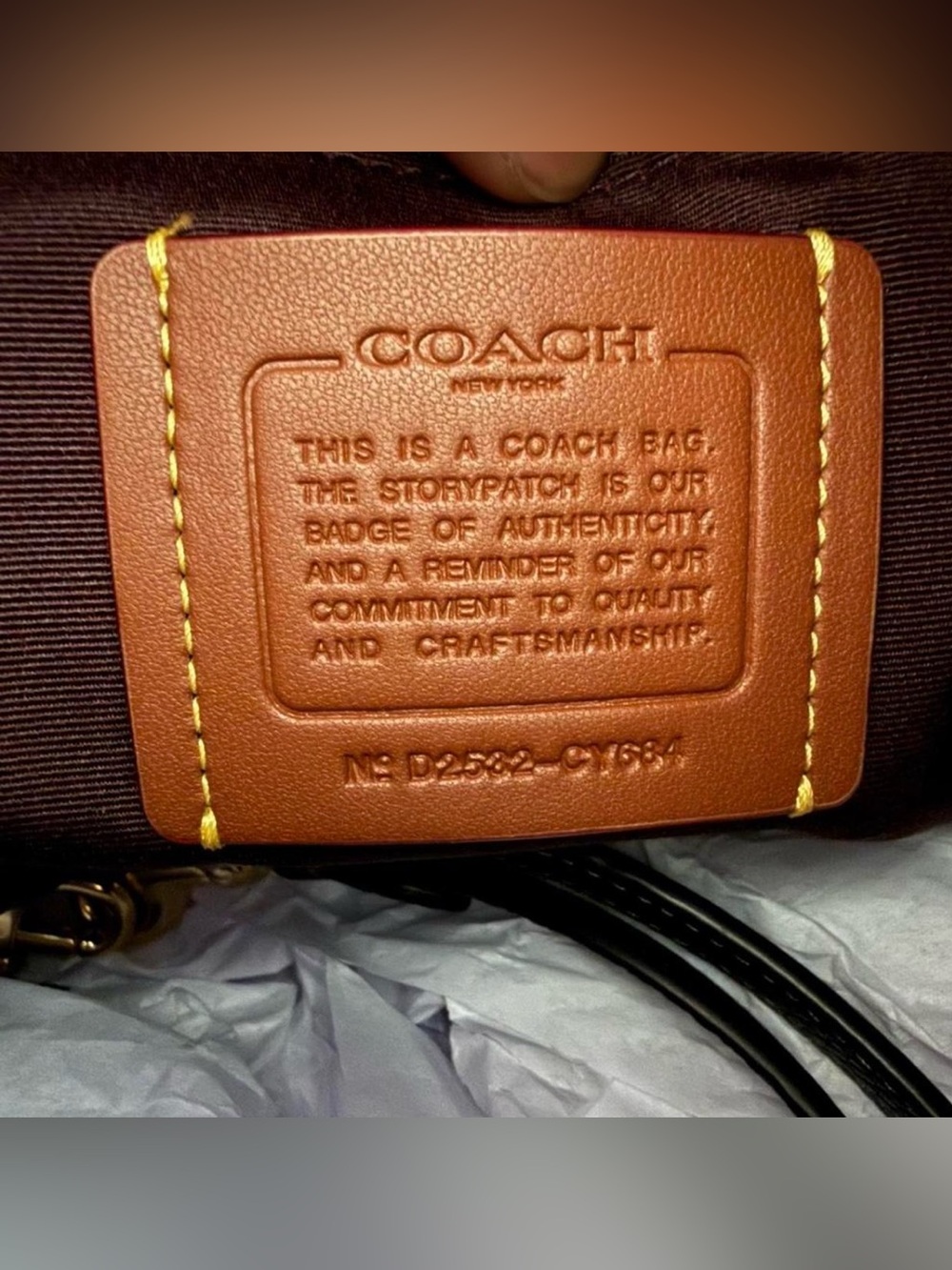 ♥️Coach Large Laurel Shoulder Bag in Black (Discontinued Size) - Picture 4 of 4